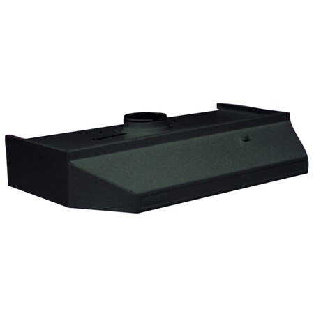 Ventline Ventline PR62-S30BC-2 PR Series Smooth 120V AC Range Hood - 12" x 30", Black PR62-S30BC-2
